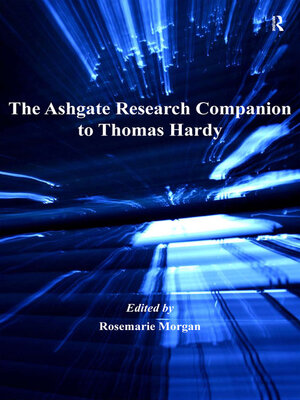cover image of The Ashgate Research Companion to Thomas Hardy